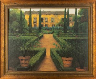 Landscape Print Montserrat Masdeu (1947- )'Garden Manor'