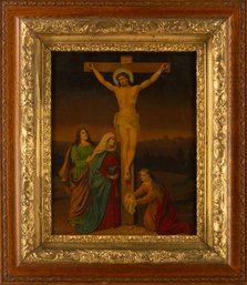 Religious Icon Lithograph  'Crucifixion Of Jesus'
