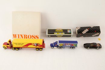 3 Vintage Collectible Truck And Car Models
