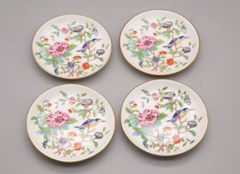 Set Of Four Aynsley English Bone China Cookie Plate