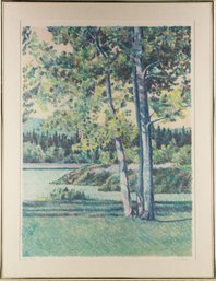 Impressionist Limited Edition Print 70/150 Luke Peare'Summer Lake I'