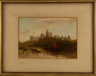 Landscape Facsimile Signed George Herbert McCord (1848-1909)'Windsor Castle'