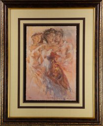 Portrait Limited Edition Reproduction 352/750 Signed Gary Benfield'Love Secrets'