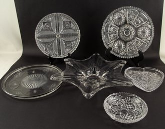 Art Glass Plates Wiht Various Shape And Pattern