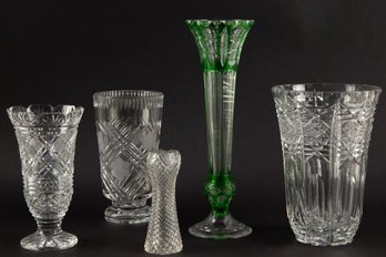 Art Glass Vase Wth Various Shape And Pattern