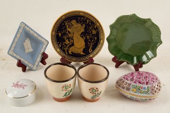 Assortative Decorative Porcelain / Ceramics Tableware (Wedgwood, Hungary, Hollohaza Hungary 1831, Etc)