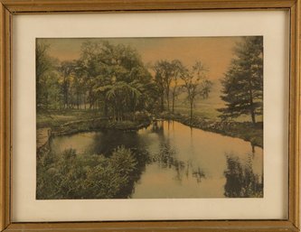 Landscape Print 'Reflection In The Lake'