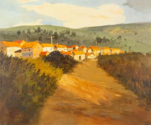 Impressionist Original Oil Painting 'Sunset'