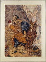 Portrait Print Vincent Van Gogh (1853-1890)'The Good Samaritan (After Delacroix)'