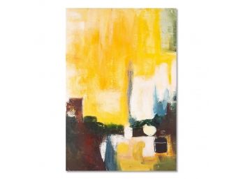 Abstract Original Oil Painting 'Yellow'