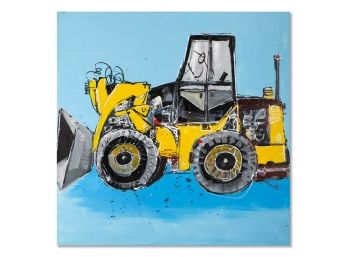 Original Stll Life Oil Painting 'Fork Lift'