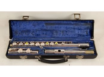 Gemeinhardt Flute 2SP Elkhart In Blue Velvet-lined Case