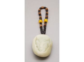 White Jade Carving Pendant