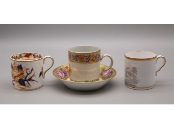 Varies Brand Teacups, One Comes With A Saucer