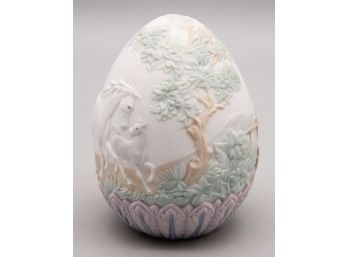 Lladro 1995 Limited Edition Egg With Original Box