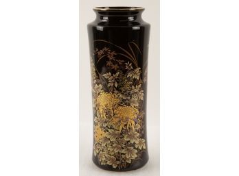 Vintage Shibata Ware Golden Chrysanthemum Made In Japan