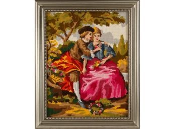 Portrait Embroidery 'Needlepoint Lovers'