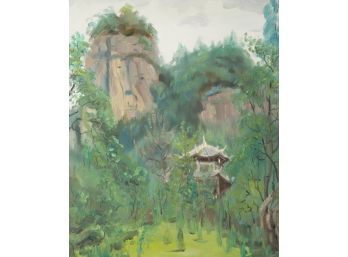 Impressionist Original Oil On Canvas 'Morning'