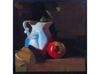 Still Life Original Oil Painting By 'Apple'
