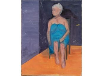 Contemporary Portrait Oil On Canvas 'Women'
