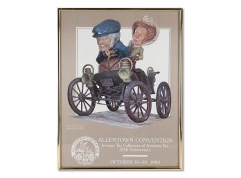 Poster Print On Paper 'Antique Toy Collection 1895 Activity Poster'