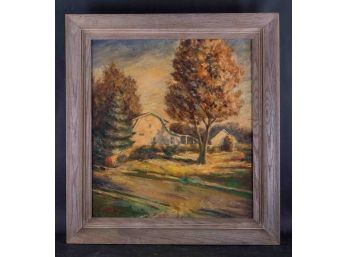 Early 20th Century American Impressionist Oil Painting 'Marsh'