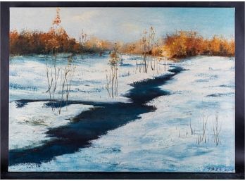 Plein Air Abstract Original Oil 'Landscape 6'