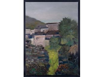 Modernist Original Oil Painting 'Landscape 8'