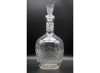 Glass Decor Bottle With Lid