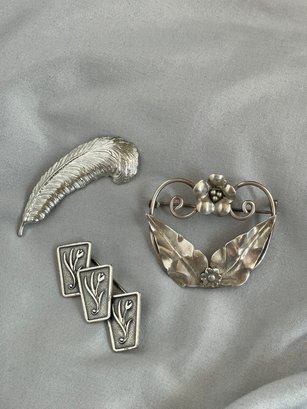 Sterling Silver Brooches / Pins