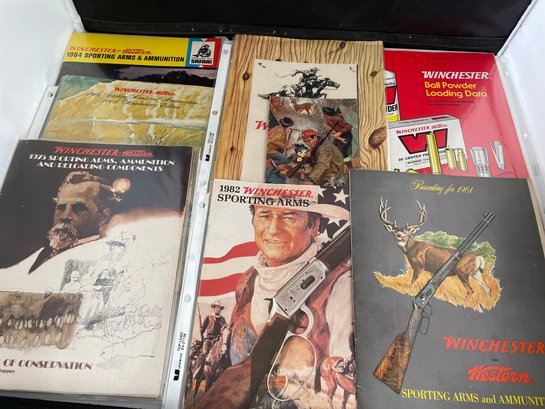 Collection Of 7 Winchester Gun Vintage Catalogs