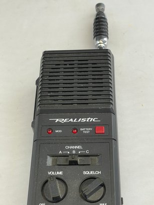 Realistic TRC 219 3 Channel Transceiver Walkie Talkie