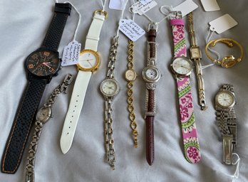 10 Assorted Fashion Watches