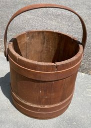 Decorative Wood Bucket