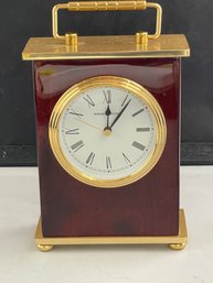 Howard & Miller Table Clock Model No. 613-528 High Gloss Rosewood Finish
