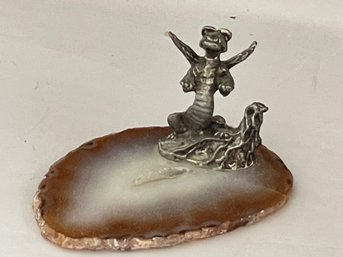 Geode With Dragon