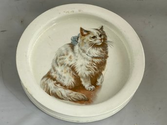 Buffalo Pottery Cat Ashtray