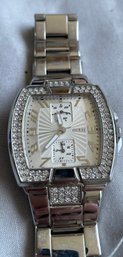 Stone Rimmed Guess Watch