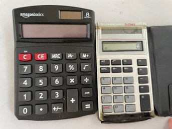 Pair Of Calculators - Amazon, Texas Instruments