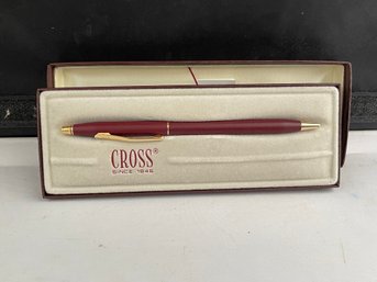 Red / Burgandy Cross Pen In Box