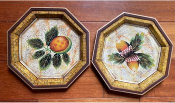 Pair Of Decorative Wall Hanger Plates