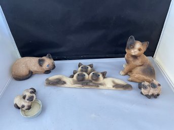Collection Of Cat Figures