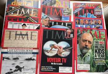 13 Time Magazine Editions - May - Aug 2000