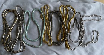 Assorted Costume Jewelry Necklaces Metal Wire