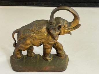 Cast Iron Elephant Doorstop