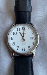 Timex Indiglo Watch W Leather Band