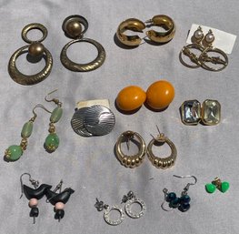 Assorted Costume Jewelry Earrings