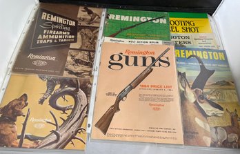 Collection Of 10 Remington Gun Vintage Catalogs