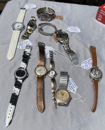 10 Assorted Fashion Watches