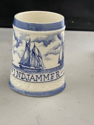 Windjammer Ceramic Mug, Nude Mermaid